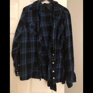 Torrid Flannel Button Up Shirt